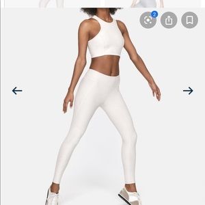 Outdoor Voices Oatmeal Leggings - M